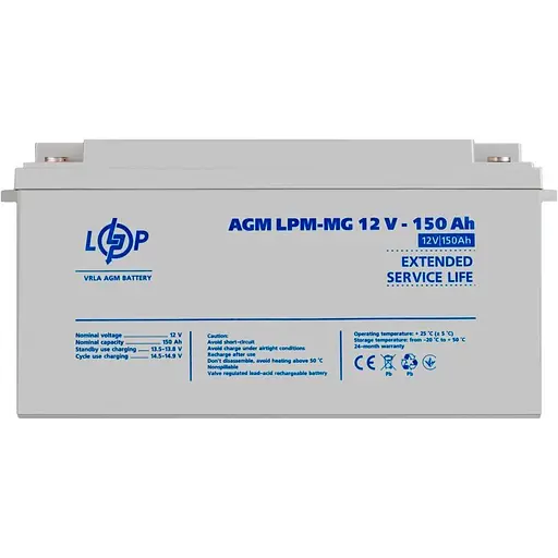 Джерело безперебійного живлення (ДБЖ) LogicPower UPS B1500 + АКБ MG 1800Wh (20001) [110339] - фото 6