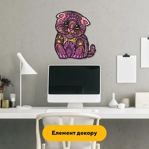 Пазл дерев'яний Казкове Кошеня, А1, Дерев'яна коробка 500+ елементів - фото 6