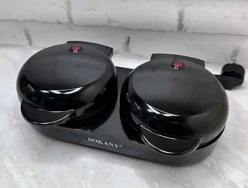 Вафельница двойная Sokany SK-BBQ-850 для толстых бельгийских вафель сердец 1100 Вт - фото 5
