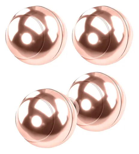 Вагінальні кульки Sweet Smile Kegel Training Balls With Extra Weights, 18.3 см, бордовий - фото 3