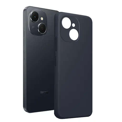 Чохол MAKE Tecno Spark 40C Silicone Ink Black - фото 3