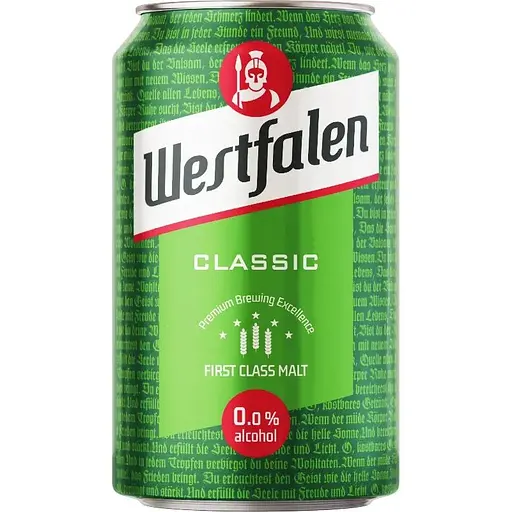 Напиток солодовый Westfalen Classic Premium сильногазированный 0.33 л
