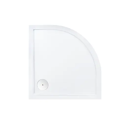 Душовий піддон Qtap Robin 308812C 80x80x12 см + сифон Білий - фото 3