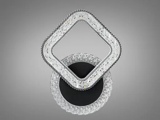 Світлодіодний світильник з кольоровою підсвіткою, 20W, білий - фото 1