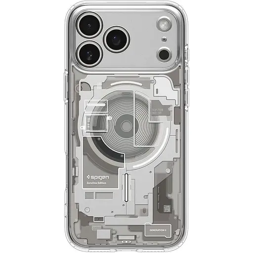 Чехол Spigen Ultra Hybrid Zero One with MagSafe для Apple iPhone 17 Pro Max Natural Titanium ACS10288 (152025)