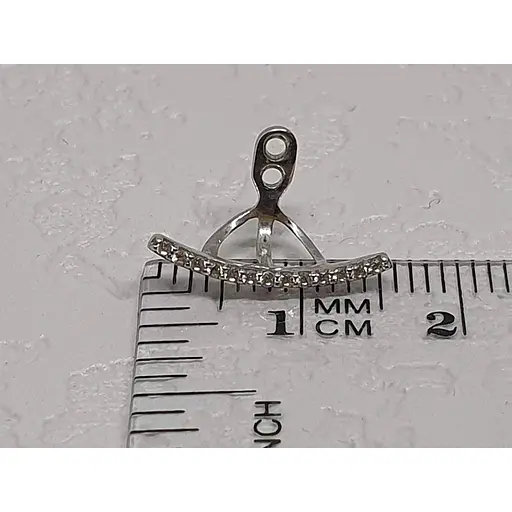 Срібні пуссети Qvaliz з фіанітами. 90200986 - фото 4