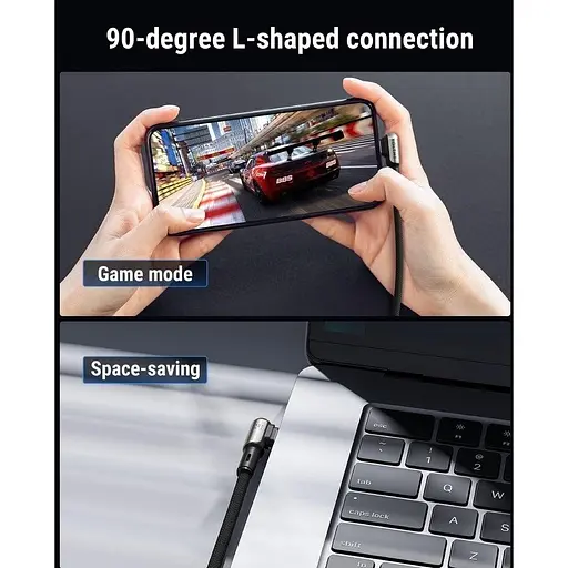 Кабель Voltme Powerlink Stark Usb-A To Usb-C Чорний: 2 М: 60 Вт - фото 3