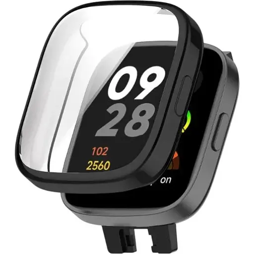 Чехол-накладка DK Silicone Face Case для Xiaomi Redmi Watch 3 (black)