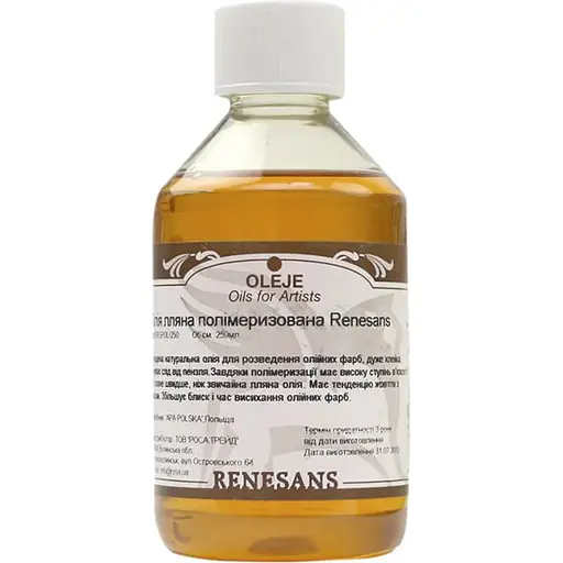 Олія Renesans лляна полімеризована 250 мл  - фото 1