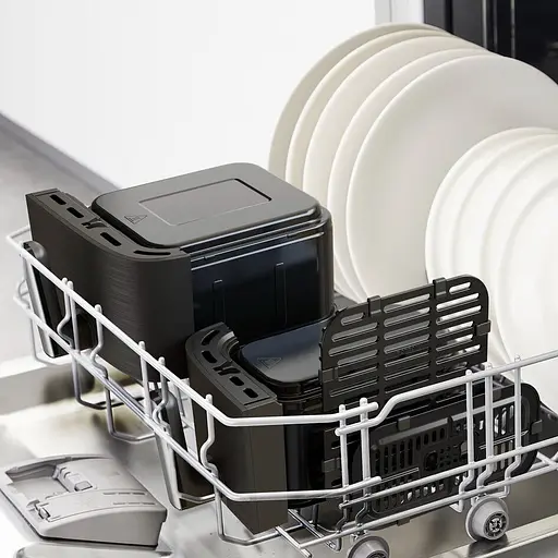 Мультипіч Tefal Dual EasyFry&Grill AirFryer чорний 2700 Вт (EY905B10) - фото 15