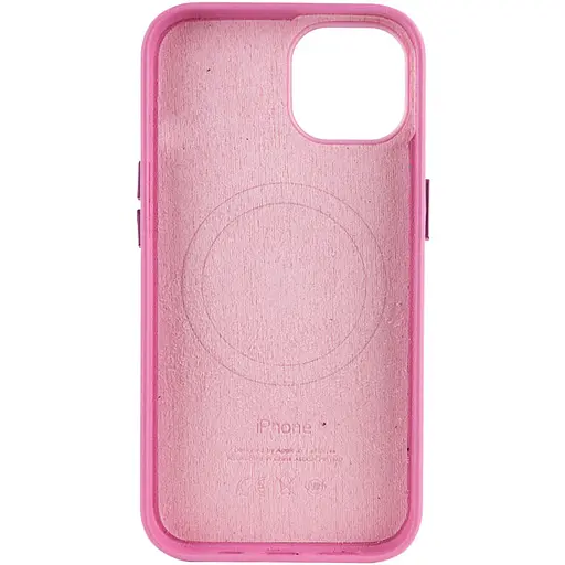 Кожаный чехол Epik Leather Case AA Plus with MagSafe для Apple iPhone 14, 6.1 Pollen - фото 2