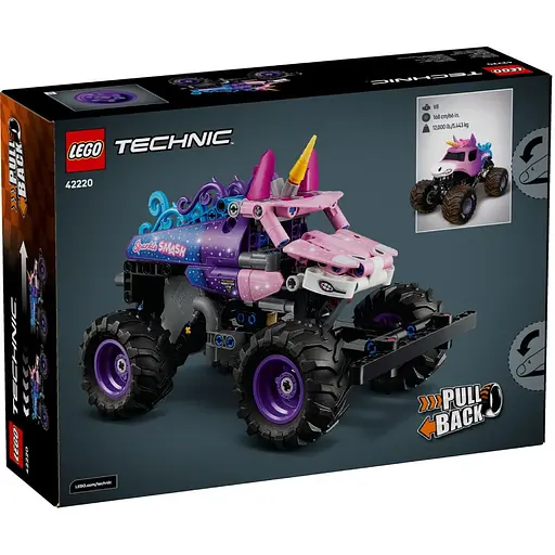 Конструктор LEGO Technic Monster Jam Sparkle Smash із функцією Pull-Back 343 деталі (42220) - фото 7