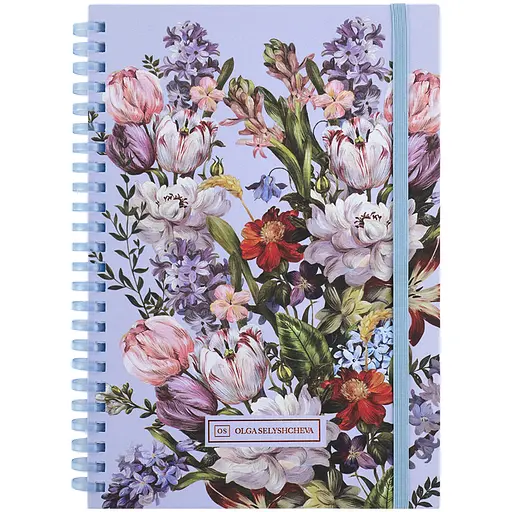 Блокнот Axent Spring flow OS на спирали А5 в клетку 80 листов (8471-5-A-OS) - фото 4