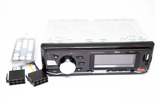 Автомагнітола Boschmann BM-25 Blue-tooth, MP3, RGB - підсвітка, 2xUSB, SD, AUX (1DIN) - фото 4