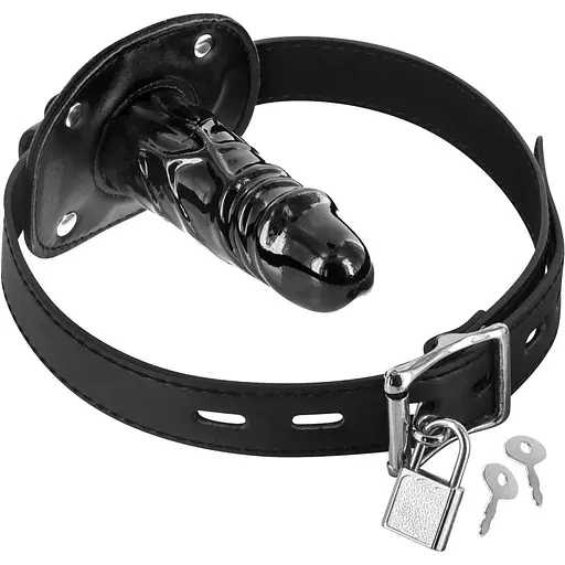 Кляп с большим фаллоимитатором Fetish Tentation Penis Gag T2