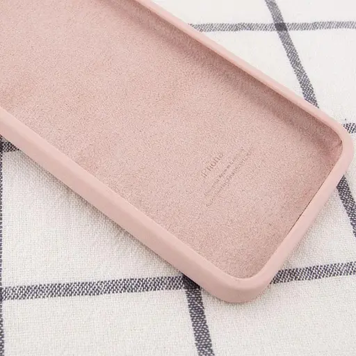 Чохол Epik Silicone Case Square Full Camera Protective AA для Apple iPhone 11, 6.1 Рожевий/Pink Sand - фото 2