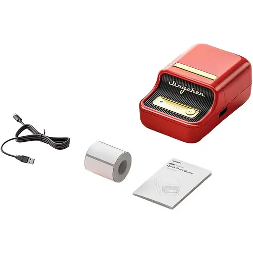 Термопринтер для печати наклеек NIIMBOT B21S Red - фото 9