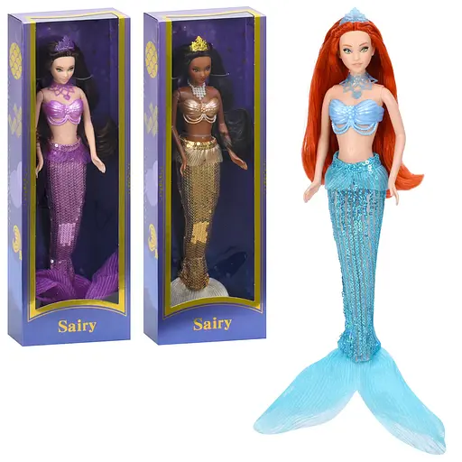 Кукла Русалка 8840-41-43, 29 см, 3 вида, в коробке, 12,5-37-5,5 см (6903317783984) МИКС - фото 1