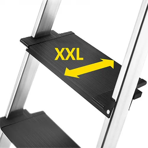 Драбина алюмінієва Hailo L100 TopLine, 3 ступені (8050307) - фото 4