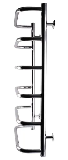 Водяна рушникосушка Unio LS W 800-500-6 Драбинка Скоба, Хром - фото 3