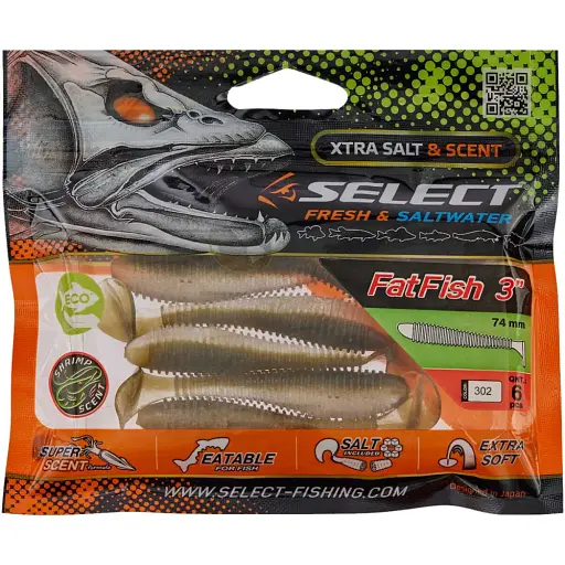 Силікон Select FatFish 3" #302 (6 шт/уп) - фото 2