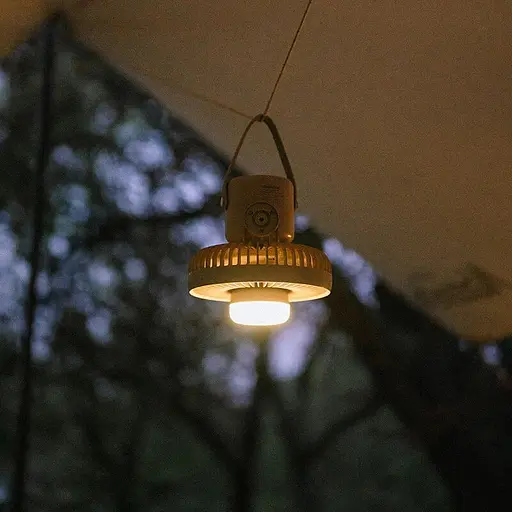 Вентилятор із нічником Naturehike NH22ZM001 (Темно-зелений) - фото 3