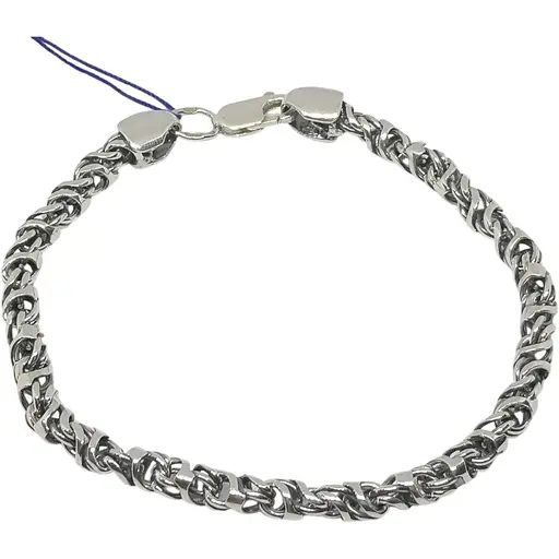 Серебряный браслет Стерлинг 9 (Фантазийное). 51901 19,5