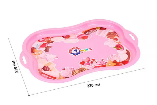 Игровой набор посуды 7273TXK на подносе - фото 3