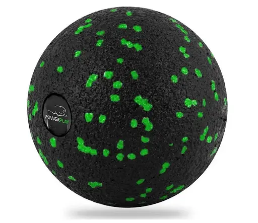 Набір для масажу та йоги PowerPlay PP_4092 EPP (Комплект з 3 штук) Green + гумка 5,5 кг (PP_4092_Green) - фото 2