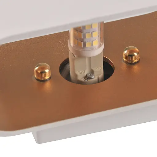 Бра Polux Goldlux 324429 Elissa G9 1x10W IP20 WH - фото 5