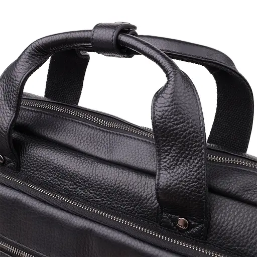 Місткий портфель для чоловіків з натуральної шкіри Vintage 42х30,5х11 см sum0028981 - фото 6