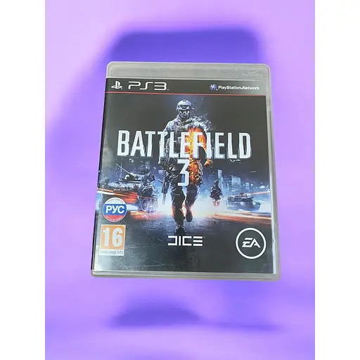 Локализованный диск на PlayStation 3 лицензия Battlefield 3