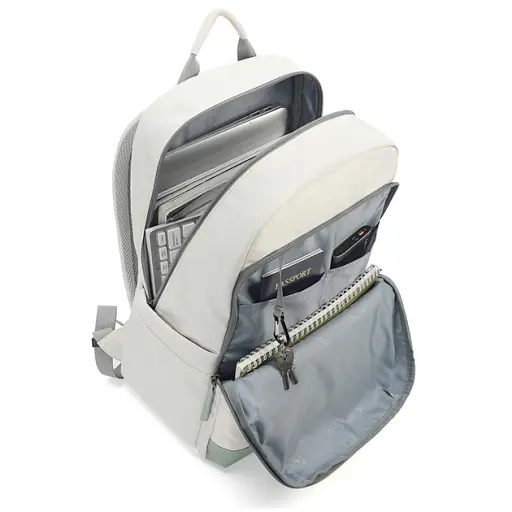 Рюкзак міський Tigernu T-B9520 для ноутбука 19.5 л 15.6" White (17036) - фото 2
