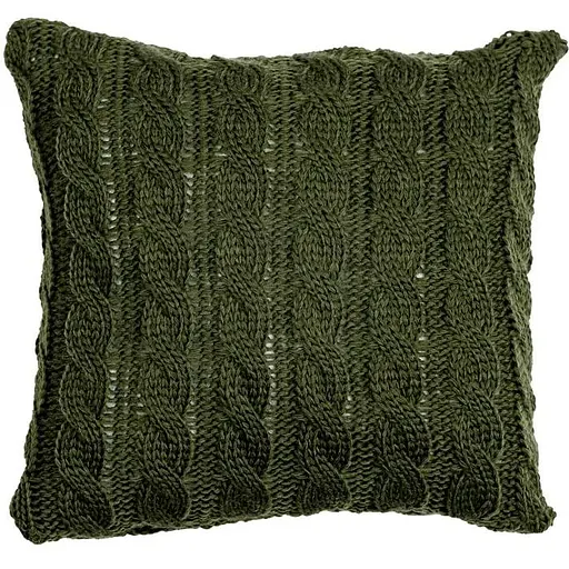 Декоративна подушка Прованс Коси оливкова 45 x 45см (29752)