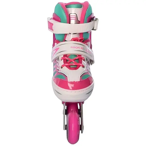 Ролики Profi A4122-S-P з підсвічуванням поліуретанові розсувні з вентиляцією рожеві - фото 2