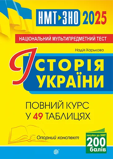 Історія України. НМТ. Опорний конспект. Повний курс для підготовки до ЗНО і НМТ 2025 - Надія Харькова - фото 2