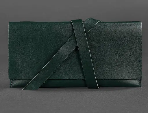 Кожаный тревел-кейс Voyager 1.0 зеленый - фото 1