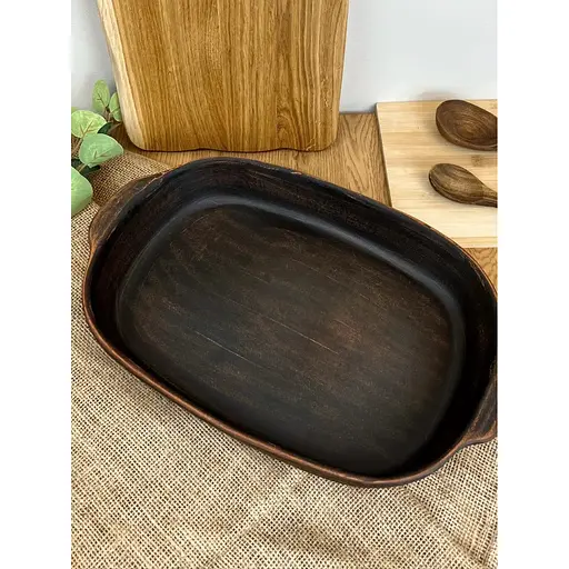 Деко для запікання керамічне (глиняне) різьблене Декор - фото 2