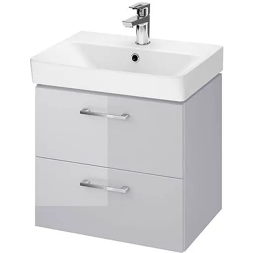 Тумба з умивальником Cersanit Lara Mille Slim 50 Сірий S801-355 - фото 1