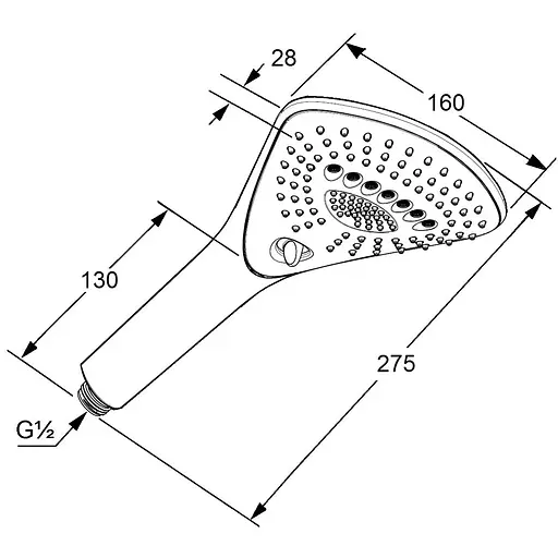 Ручной душ Kludi Fizz 6770005-00 - фото 2