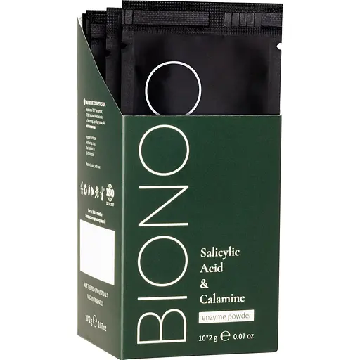 Пудра ензимна Biono із саліциловою кислотою та каламіном 10 шт. х 2 г