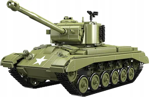 Конструктор танк М26  на радіокеруванні Mould King   Pershing Tank Technik військова техніка для дорослих та дітей 1054 деталі - фото 2