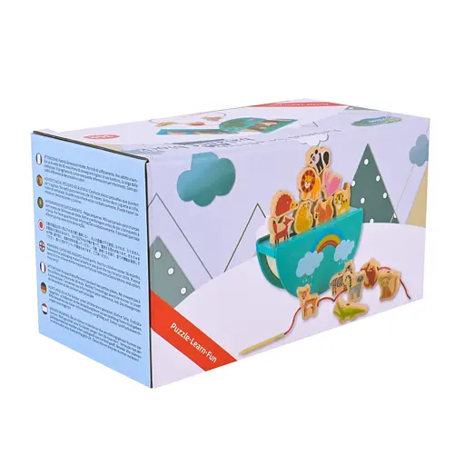 Дерев'яна іграшка Балансир-шнурівка 2 в 1 C9406 - фото 5