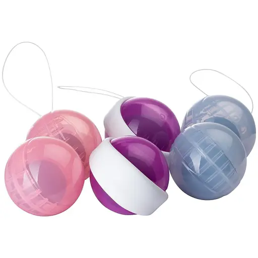 Набір вагінальних кульок Lelo Beads Plus, діаметр 3,5 см, змінне навантаження, 2 х 28 г, 2 х 37 г і 2 х 60 г - фото 3