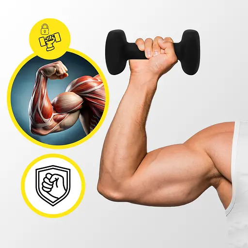 Гантелі вінілові Cornix Square 2 x 4 кг XR-0409 Black - фото 9