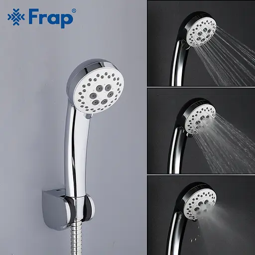 F2241 Змішувач для ванни довгий гусак білий/хром Ø35 Frap 1/10 Білий - фото 2