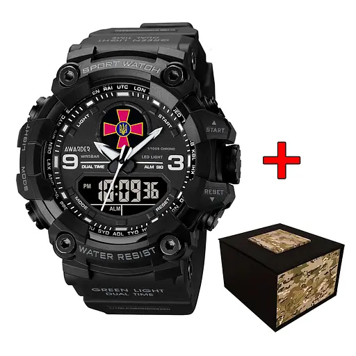 Годинник Awarder 001 ЗСУ All Black
