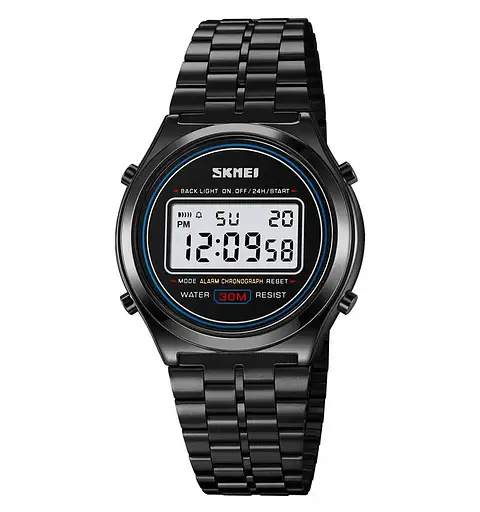 Чоловічий наручний годинник Skmei 2146 вінтаж Чорний