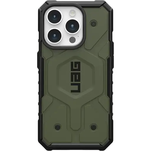 Оригінальний протиударний чохол UAG Pathfinder MagSafe для iPhone 15 Pro (6.1") Olive Drab 114281117272