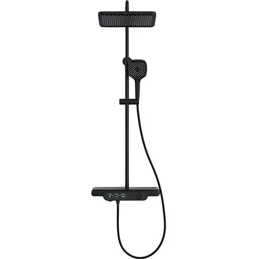 Душова система Dusel Pour Black (239307000), Чорний матовий - фото 1